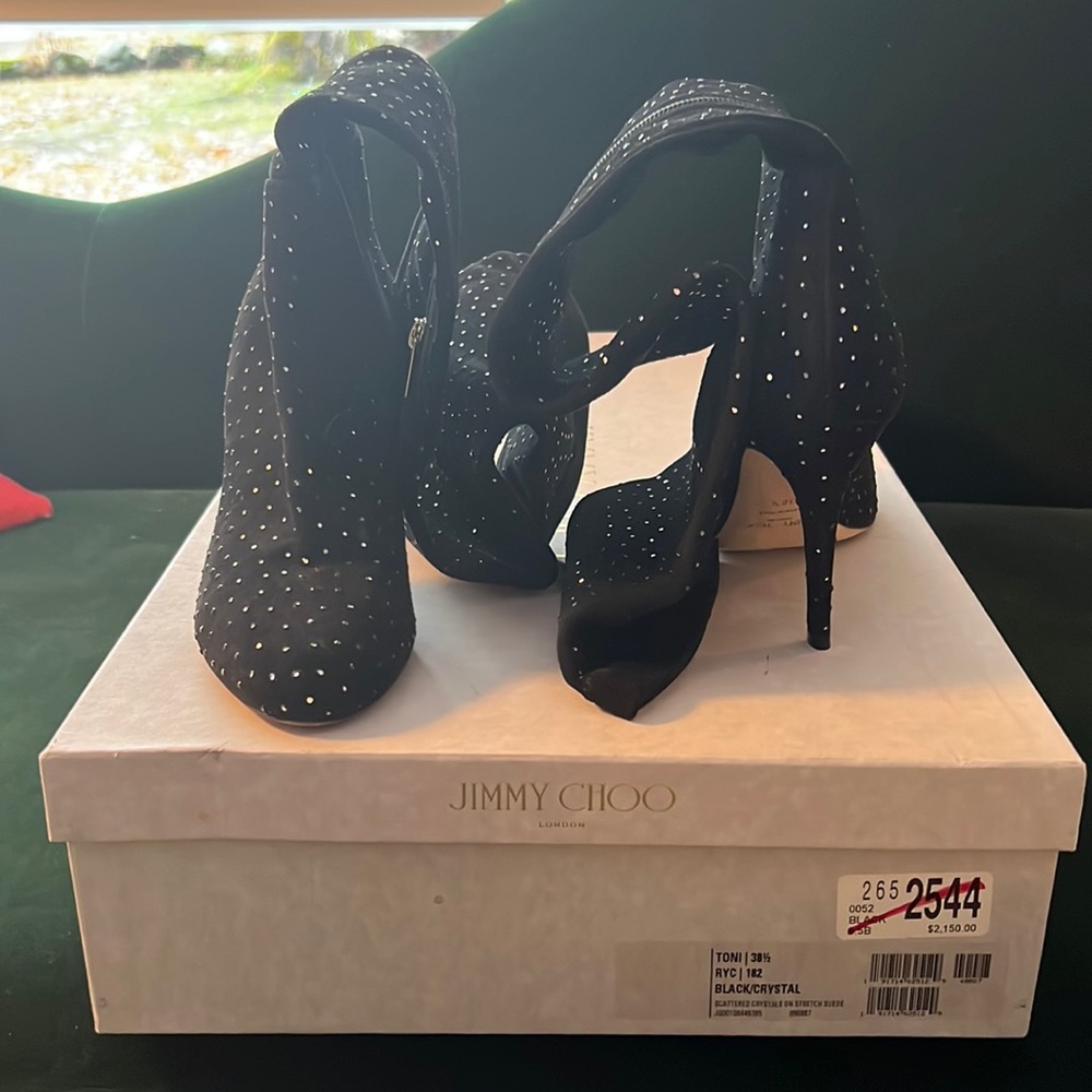 Jimmy Choo Toni stretch suede
